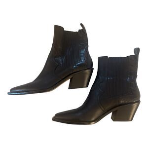 Dolce Vita Black Senna Fashion Ankle Booties